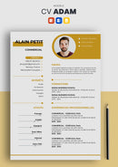 cv adam jaune