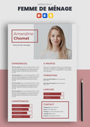 cv femme de chambre