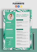 cv fleuriste