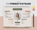 cv format paysage exemple