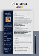 cv internet bleu