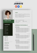 cv juriste