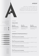 modele cv avocat