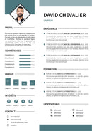 modèle cv livreur