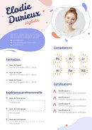 modele cv styliste