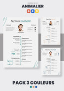 pack cv animalier