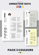 pack cv animatrice