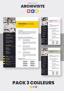 pack cv archiviste
