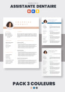 pack cv assistante dentaire
