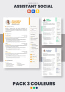 pack cv assistante sociale