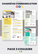 pack cv chargé de communication