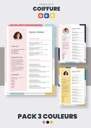 pack cv coiffure