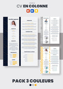 Pack cv en colonne