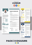 pack cv livreur
