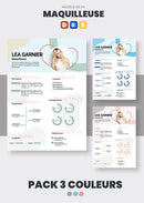 pack cv maquilleuse