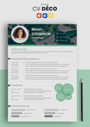 curriculum vitae déco vert