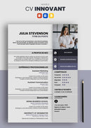 curriculum vitae innovant violet