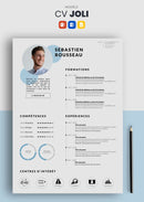 curriculum vitae joli bleu