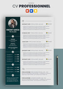 curriculum vitae professionnel vert