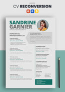 curriculum vitae reconversion vert