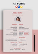 curriculum vitae sobre rouge