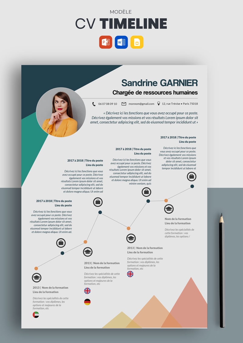 Resume Timeline Infographic Timeline Infographic Free Resume Template