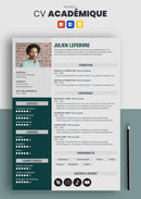 cv gratuit étudiant vert