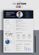 cv action bleu