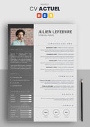 cv actuel gris