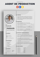 cv agent de production