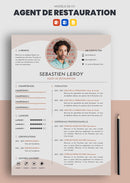 cv agent de restauration exemple