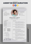 cv agent de restauration