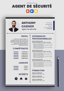 cv agent de sécurité exemple