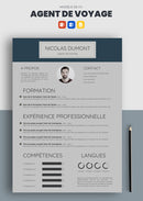 cv agent de voyage exemple