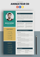 cv animateur 3d exemple