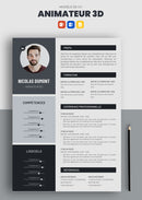 cv animateur 3d