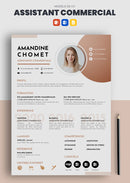 cv assistante commerciale