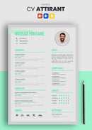 cv attirant vert