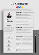 cv attractif noir et blanc