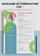 cv auxiliaire de puériculture