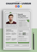 cv chauffeur livreur
