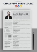 cv chauffeur poids lourd