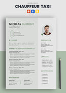 exemple cv chauffeur taxi