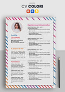 cv colori avec fond