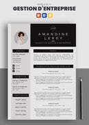 cv gestionnaire d'entreprises exemple