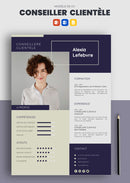 cv conseiller clientèle exemple