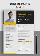 cv cuisinier chef de partie