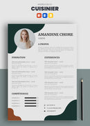 cv chef cuisinier