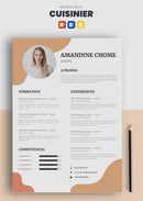 cv cuisinier