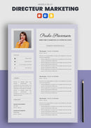 cv directeur marketing et communication exemple